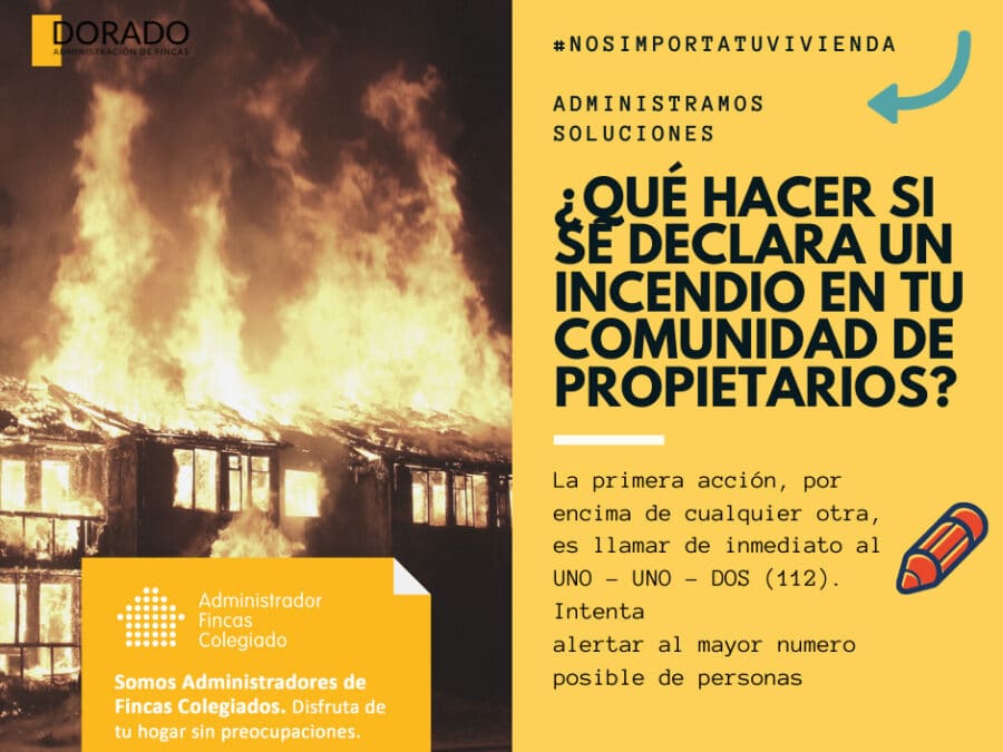 ¿Qué Hacer En Caso De Incendio? - Administración Y Gestión De Fincas Dorado