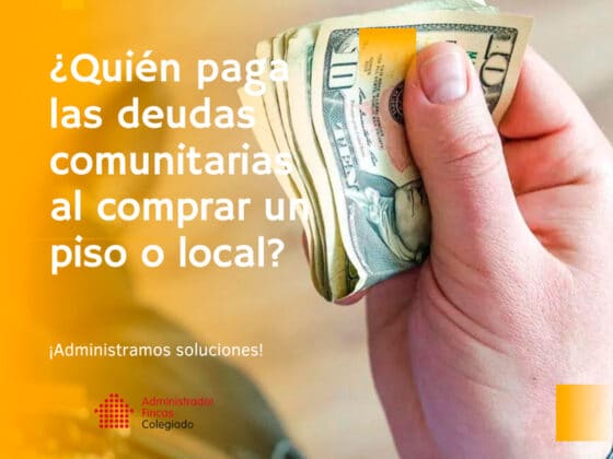 Quien paga las deudas comunitarias al comprar un piso o local Dorado AyG