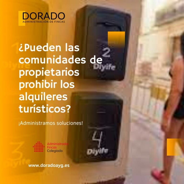 pueden las comunidades de propietarios prohibir los alquileres turisticos Dorado AyG